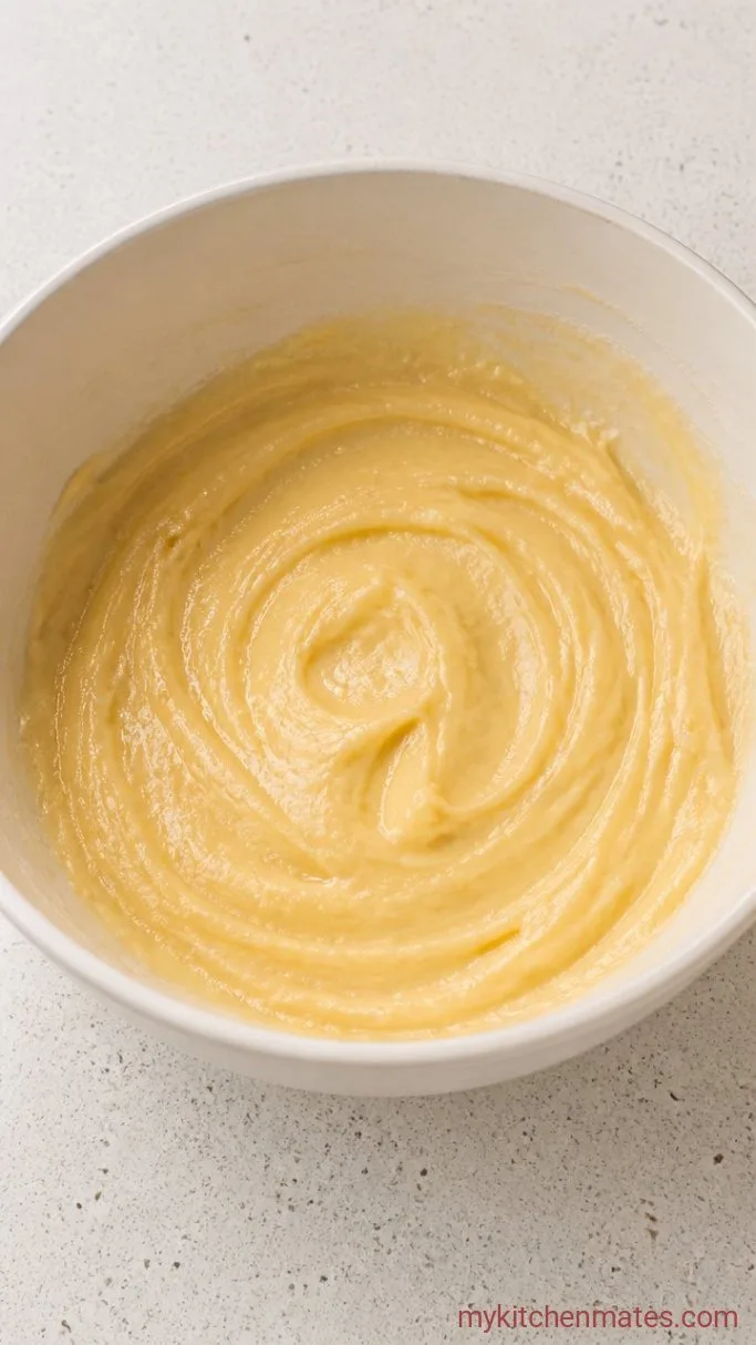 Step 2: Add the Eggs and Vanilla
