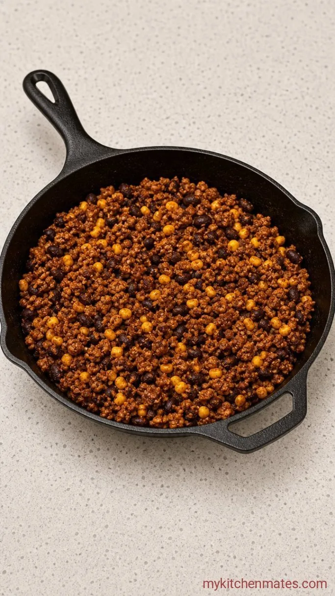Step 2: Add the Spices and Beans