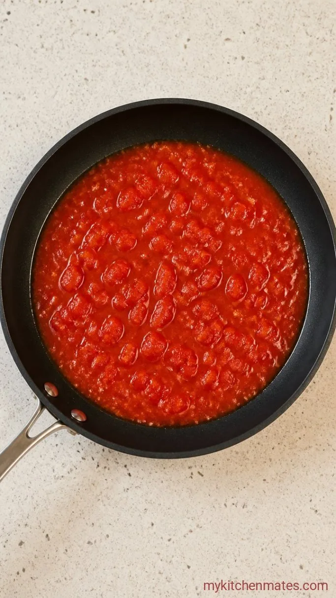 Pantry Puttanesca Sauce (20 Minutes) Step 2: Add the Tomatoes