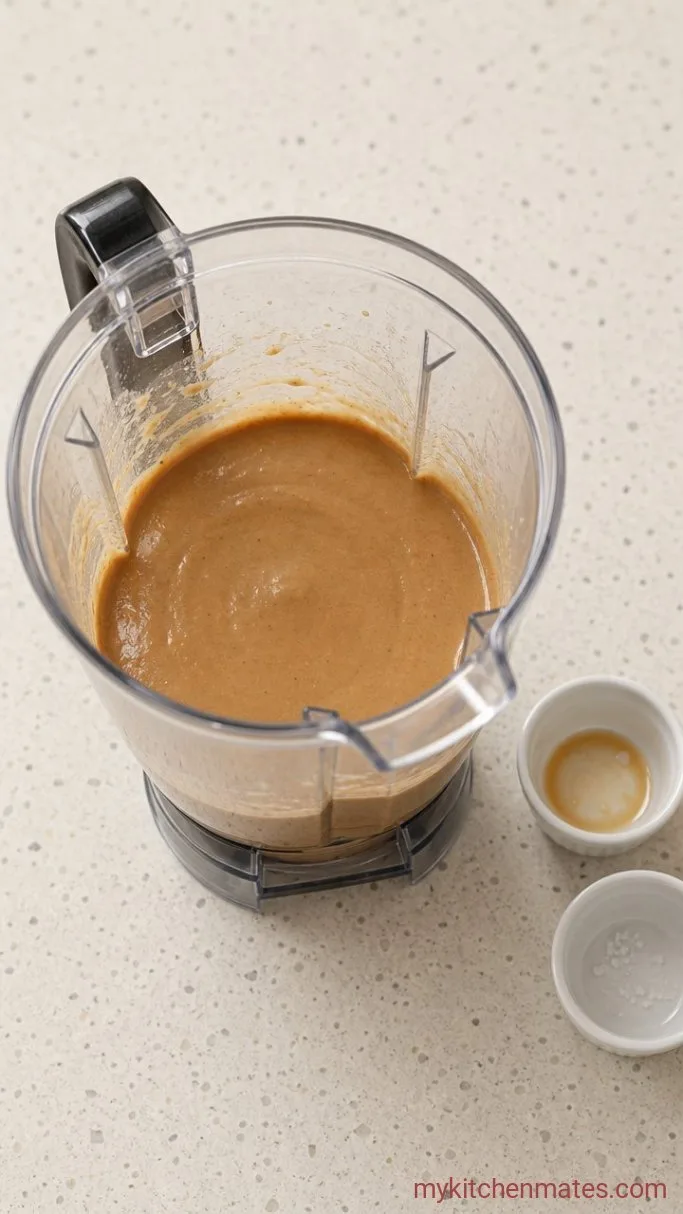 Quick 3-Ingredient Date Caramel Sauce Step 2: Add the Vanilla and Salt