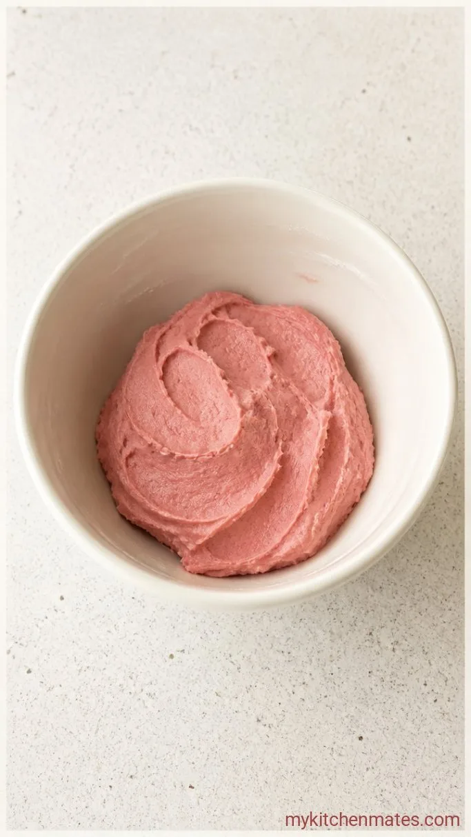 Step 2: Add the Wet Ingredients and Raspberry