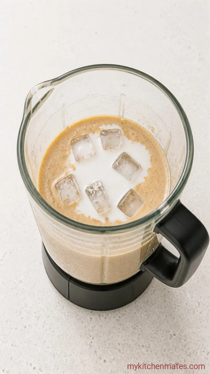 5-Minute Creamy Peanut Butter Banana Smoothie Step 2: Adjust the Thickness