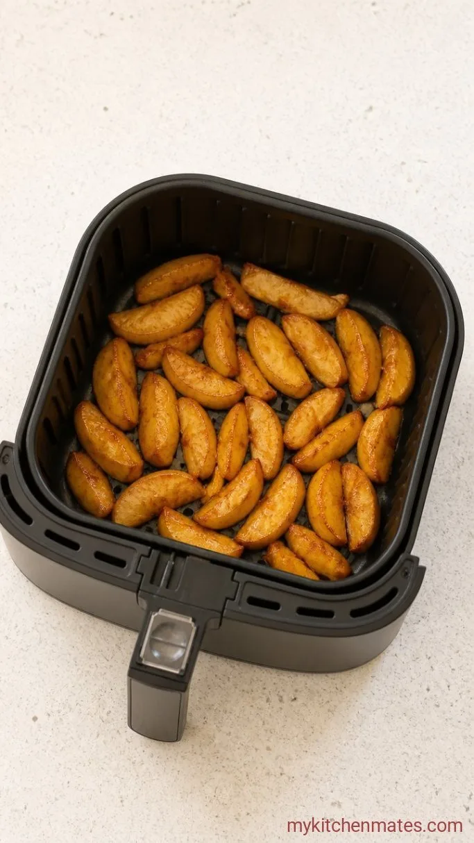 Step 2: Air Fry the Apples