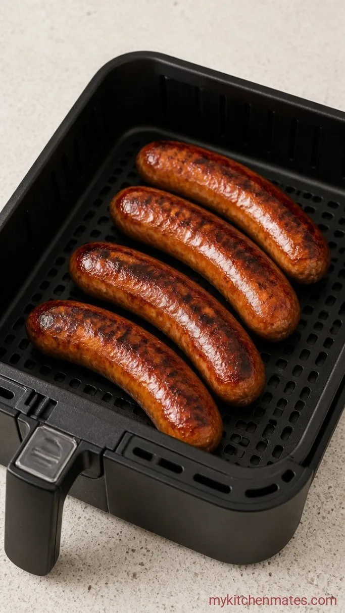 Step 2: Air Fry the Brats