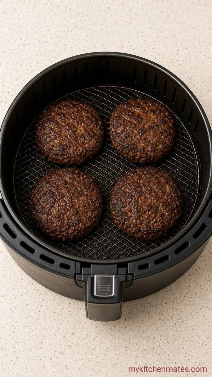 Step 2: Air Fry the Burgers