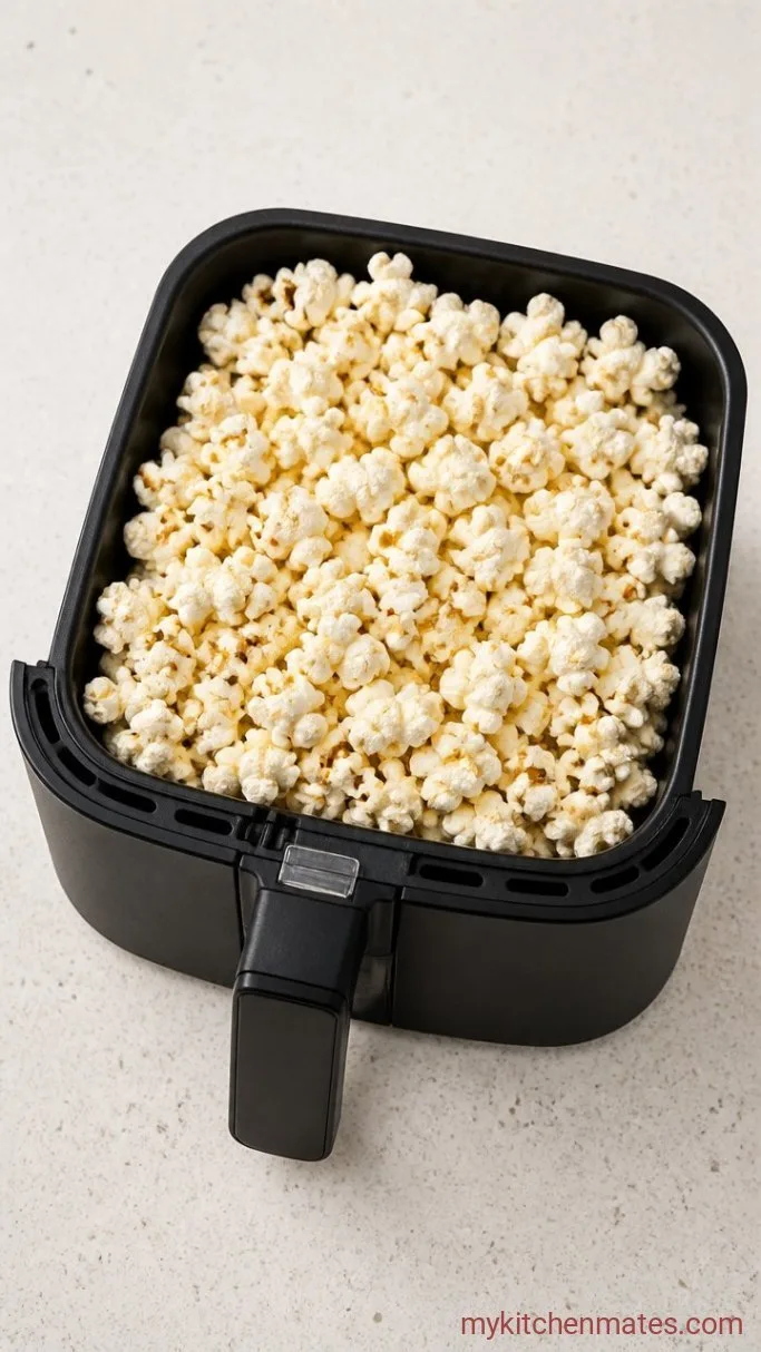 Air Fryer Popcorn: Quick and Easy, No Burnt Kernels Step 2: Air Fry the Popcorn