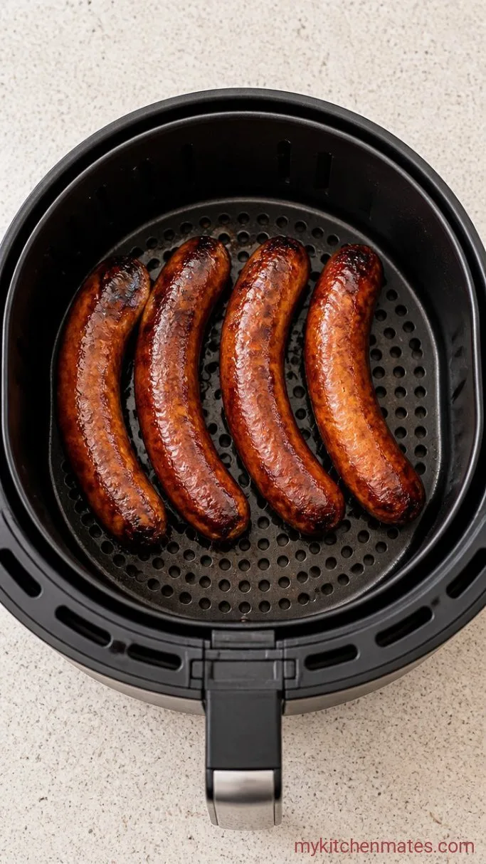 Step 2: Air Fry the Sausages