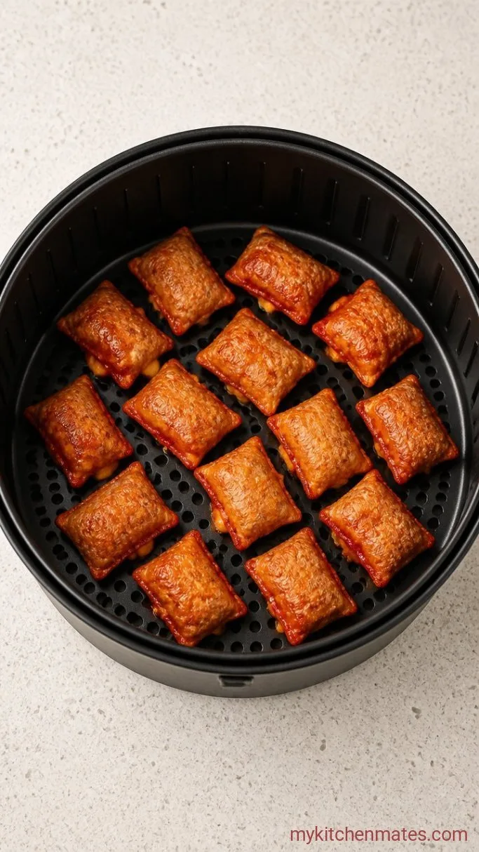 Crispy Air Fryer Pizza Rolls (10 Minutes, No Soggy Bottoms) Step 2: Air Fry Until Golden