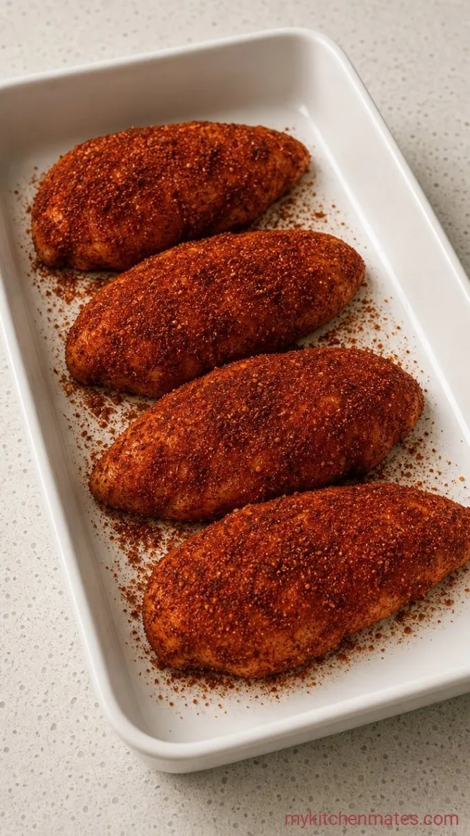 Juicy Smoked Chicken Breast Step 2: Apply the Dry Rub
