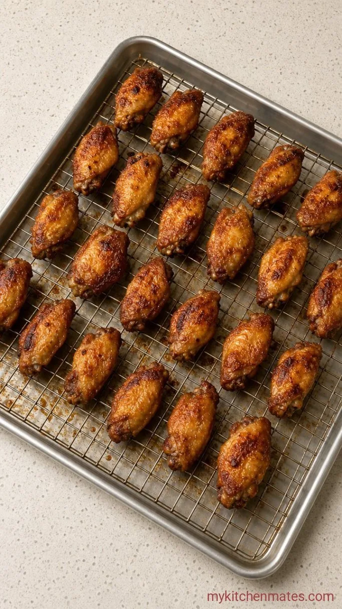 Crispy Oven Baked Chicken Wings Step 2: Arrange on a Rack and Bake