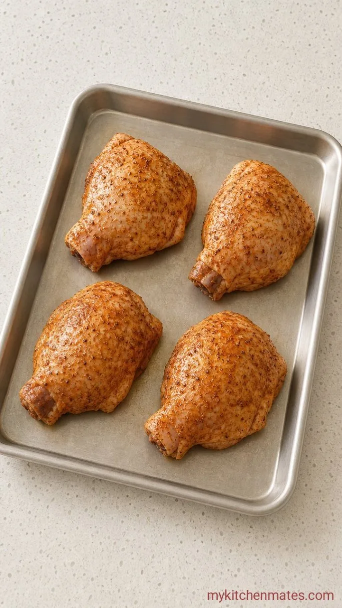 Step 2: Arrange the Breasts on a Sheet Pan