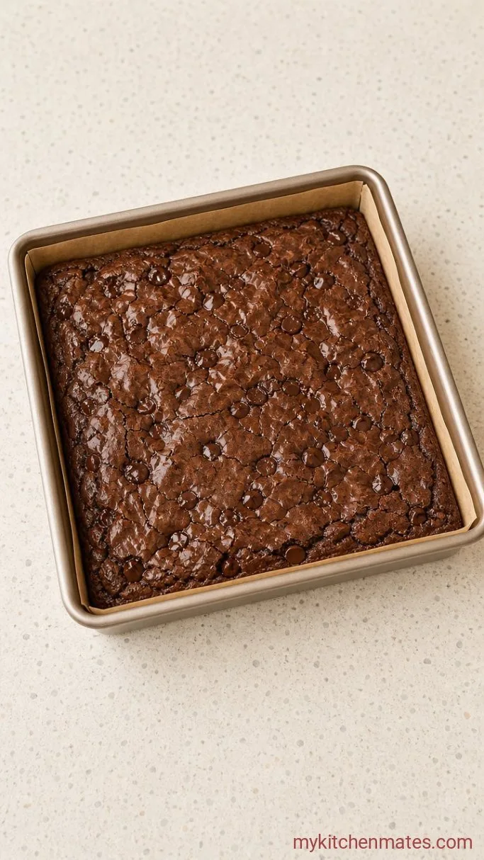 Fudgy Brownie Ice Cream Sandwiches Step 2: Bake the Brownies