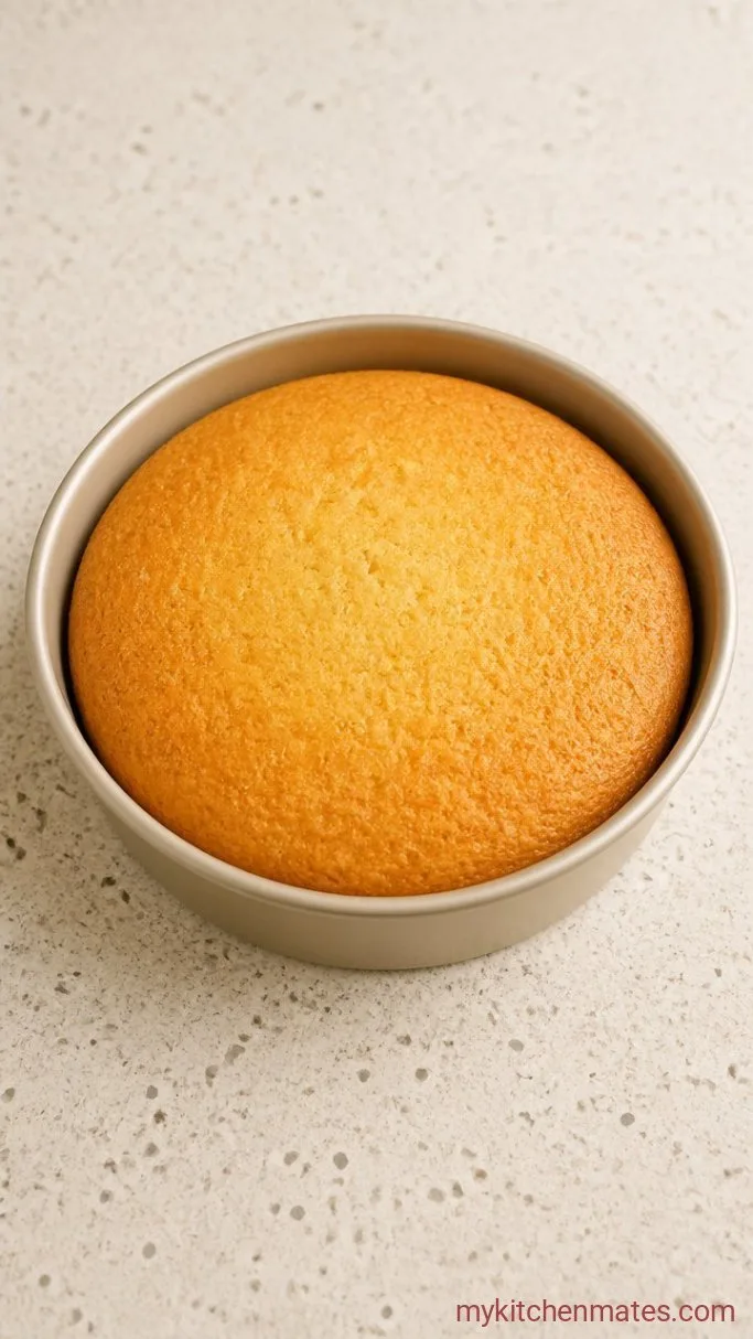 Korean Birthday Cake: Light Sponge with Fresh Cream and Fruit Step 2: Bake the Cake