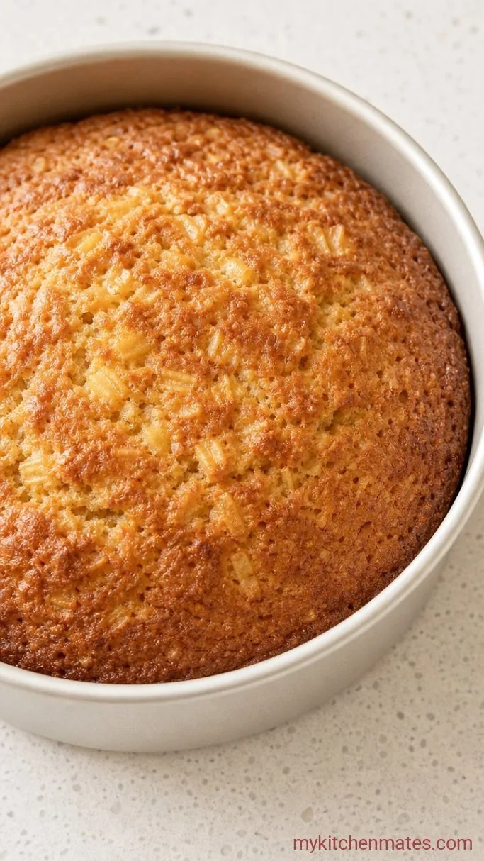 Moist Pineapple Coconut Cake with Cream Cheese Frosting Step 2: Bake the Cake