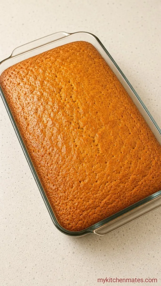 Moist Blender Brazilian Carrot Cake with Fudgy Chocolate Topping Step 2: Bake the Cake