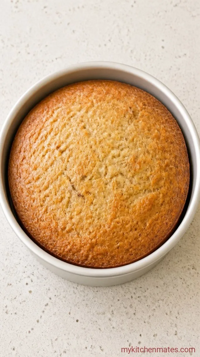 Easy Strawberry Shortcake Smash Cake Step 2: Bake the Cake