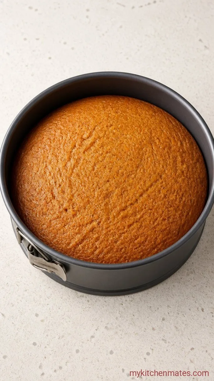 Step 2: Bake the Carrot Cake Base