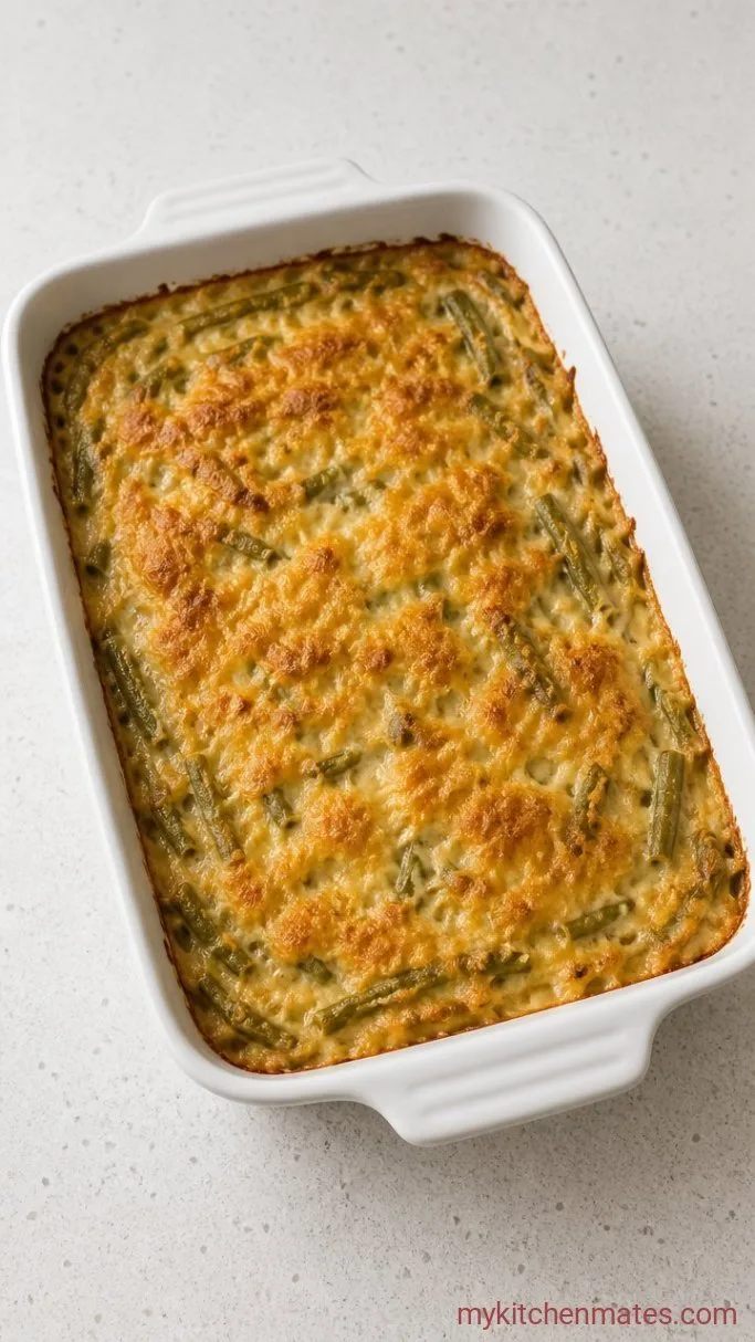 Classic 4-Ingredient Green Bean Casserole (Campbell’s Style) Step 2: Bake the Casserole