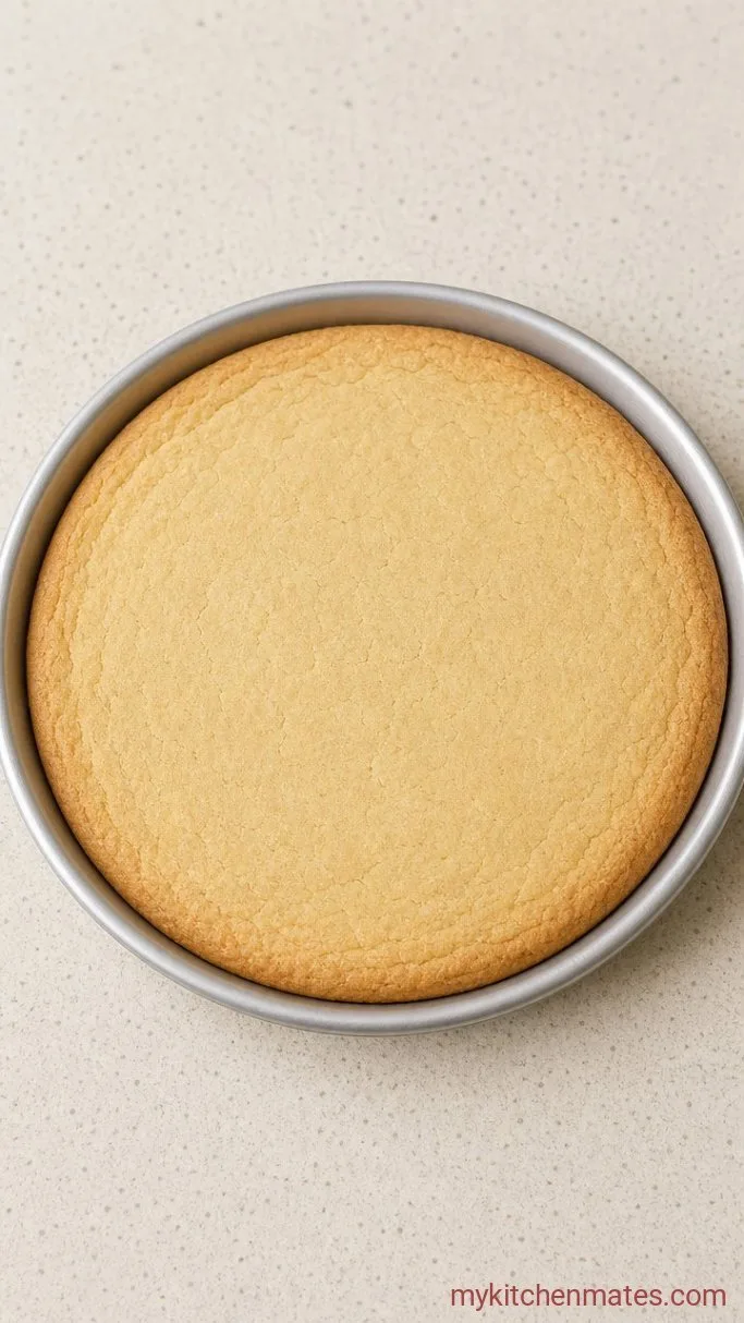 Giant Fruit Pizza Sugar Cookie Step 2: Bake the Cookie Crust