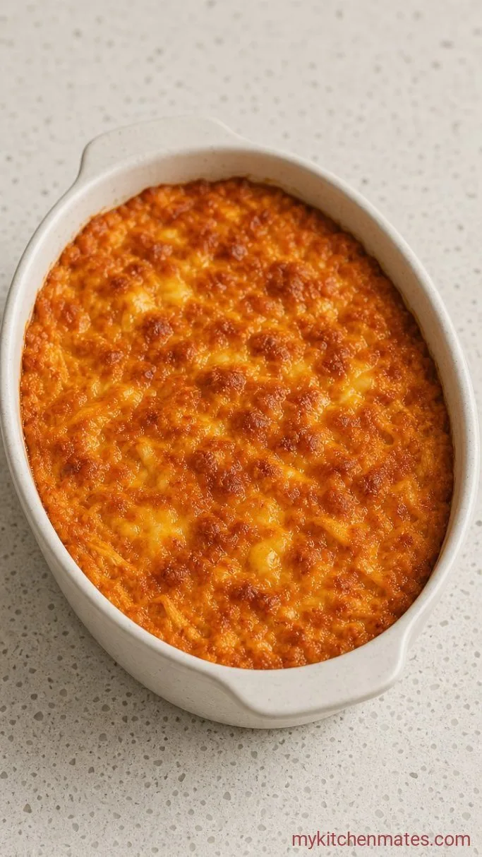 30-Minute Dairy Free Buffalo Chicken Dip Step 2: Bake Until Bubbly