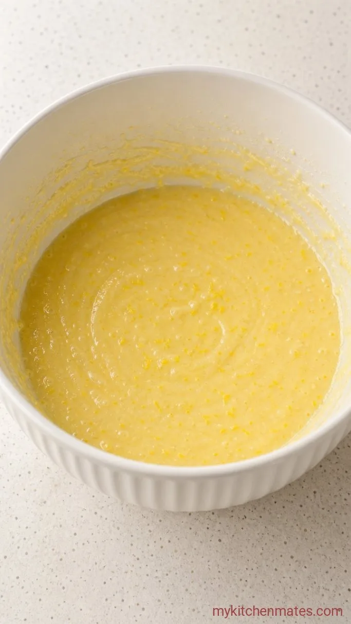 Step 2: Beat in the Egg and Lemon