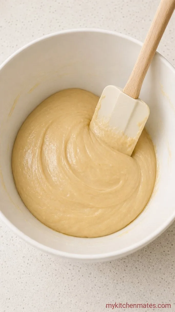 Step 2: Beat in the Egg and Vanilla