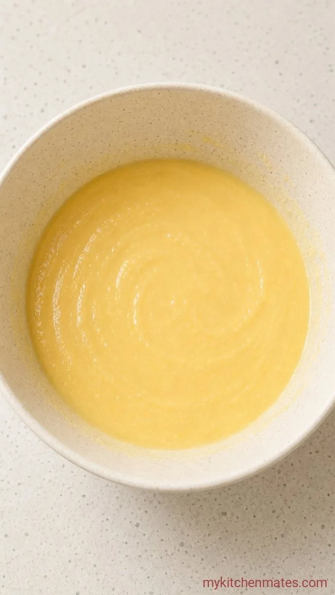 Step 2: Beat in the Egg and Vanilla