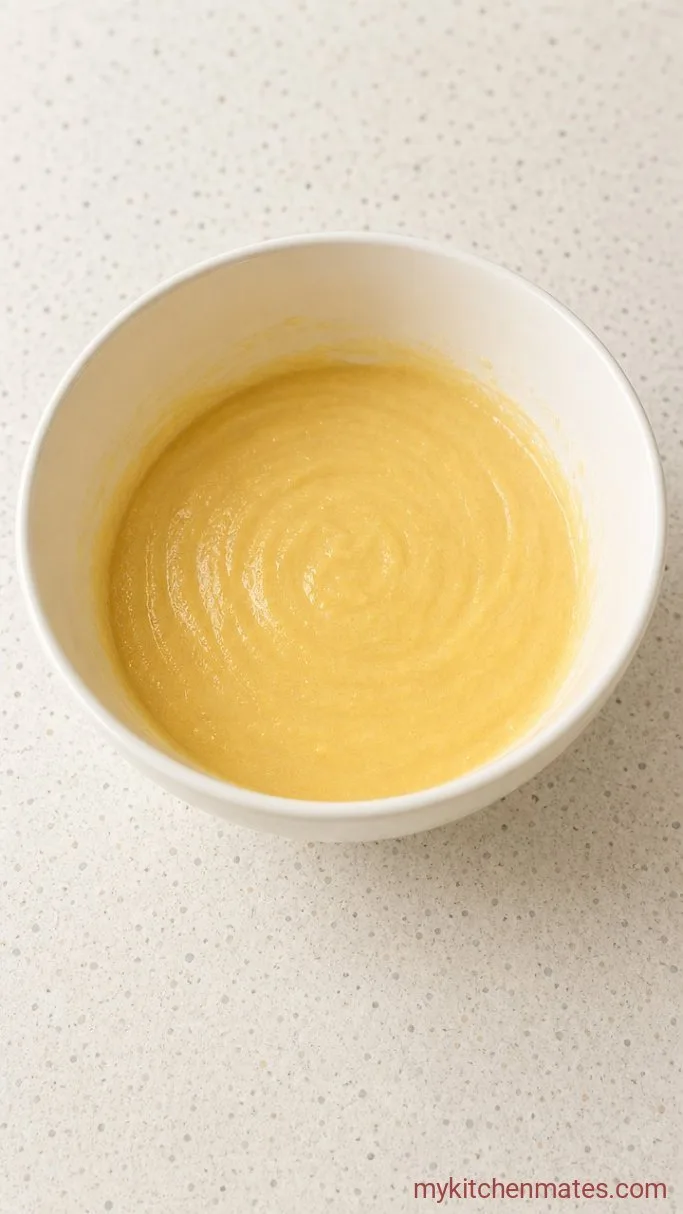 Step 2: Beat in the Egg and Vanilla