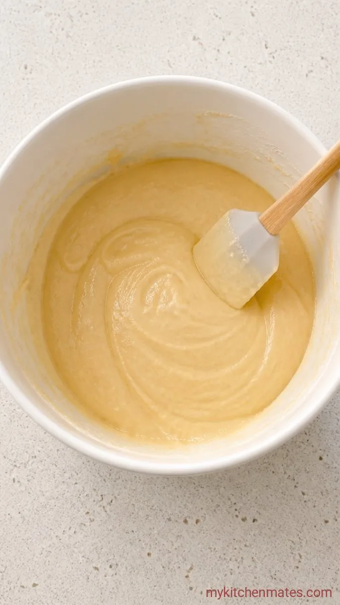 Step 2: Beat in the Egg and Vanilla