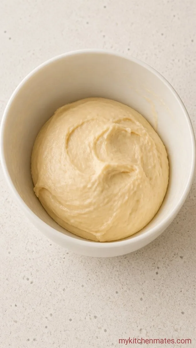 Step 2: Beat in the Egg, Vanilla, and Dry Ingredients