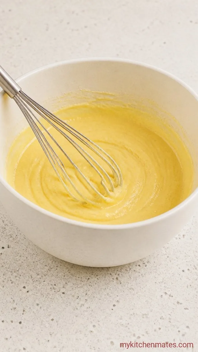Showstopper Fruit Birthday Cake (No Piping Required) Step 2: Beat in the Eggs and Vanilla