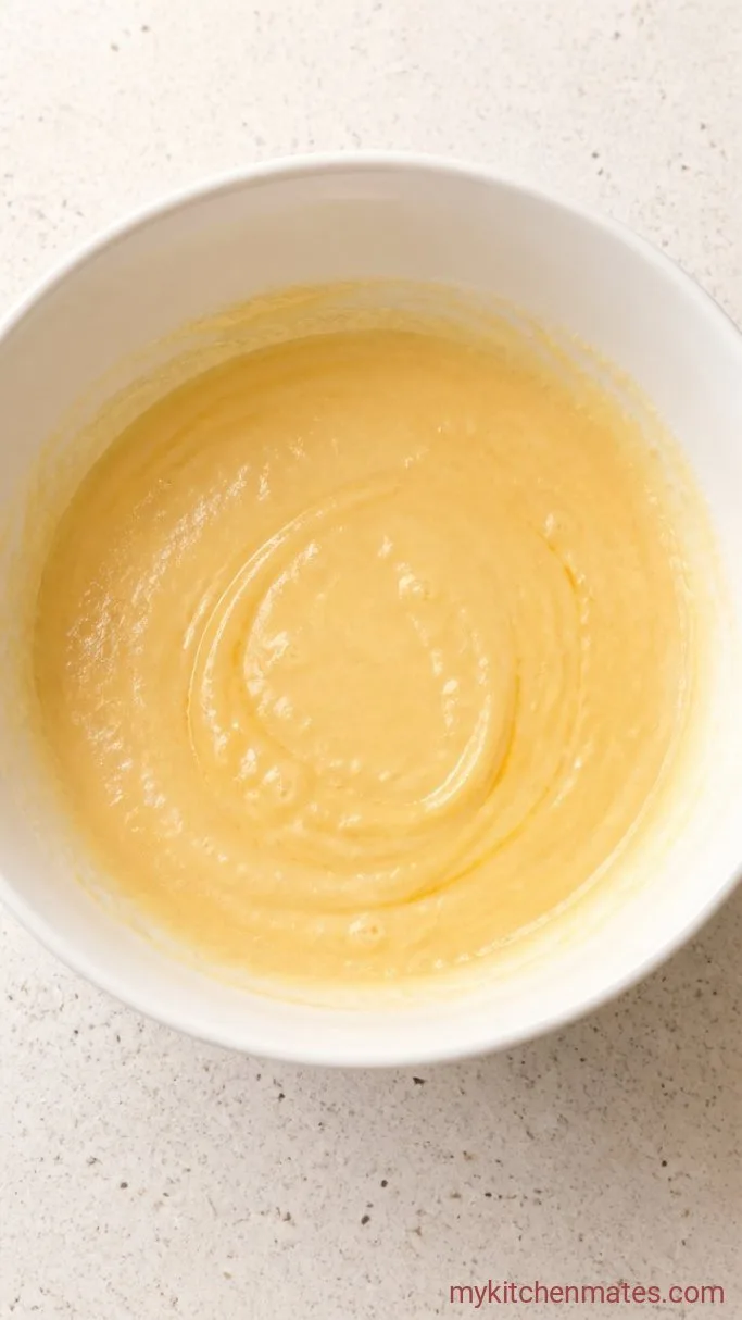 Step 2: Beat in the Eggs and Vanilla