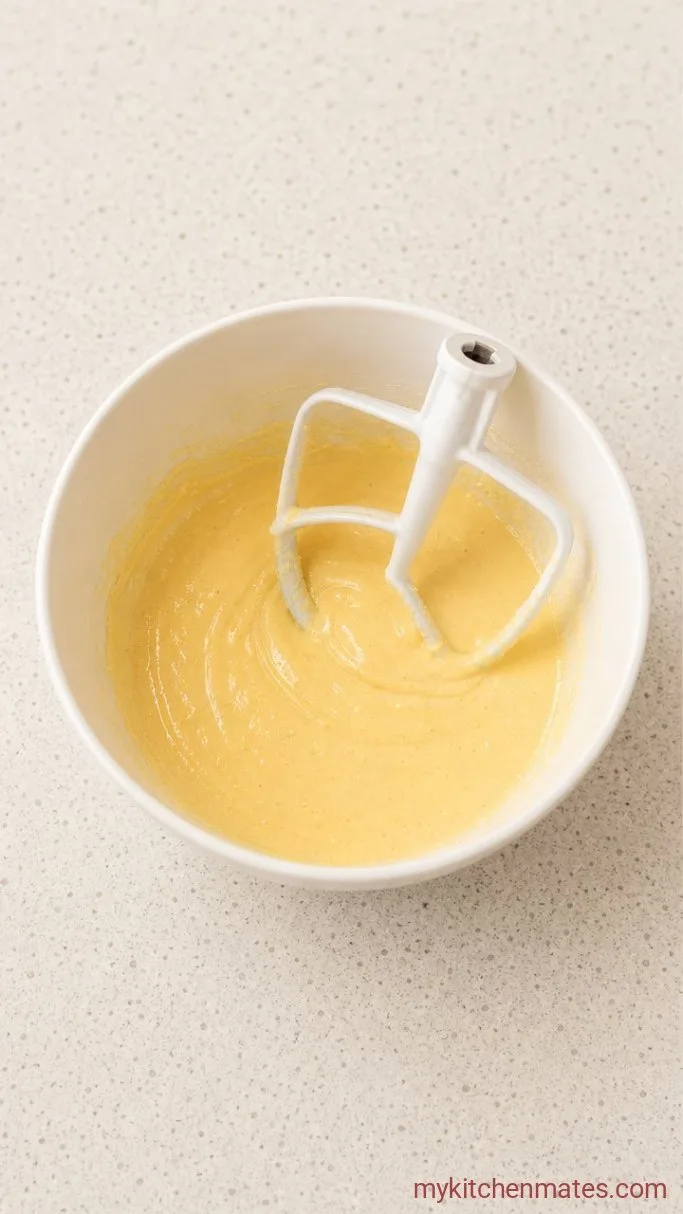 Christmas Kitchen Sink Cookies Step 2: Beat in the Eggs and Vanilla