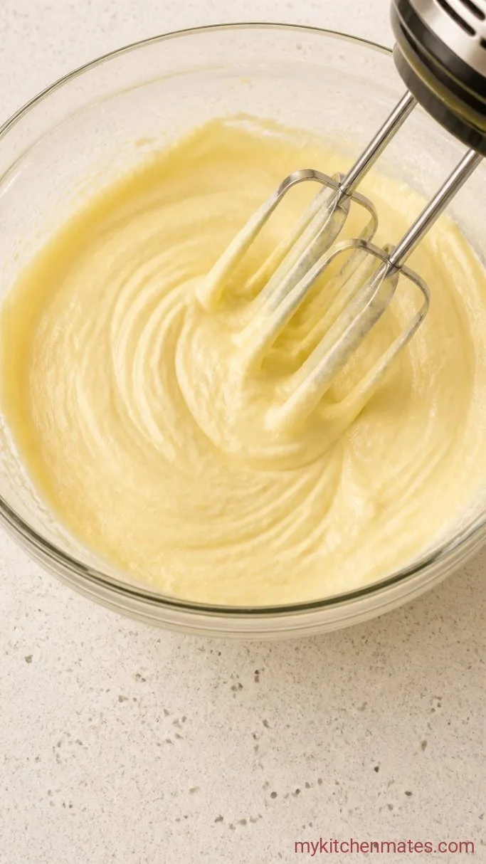 Step 2: Beat in the Eggs