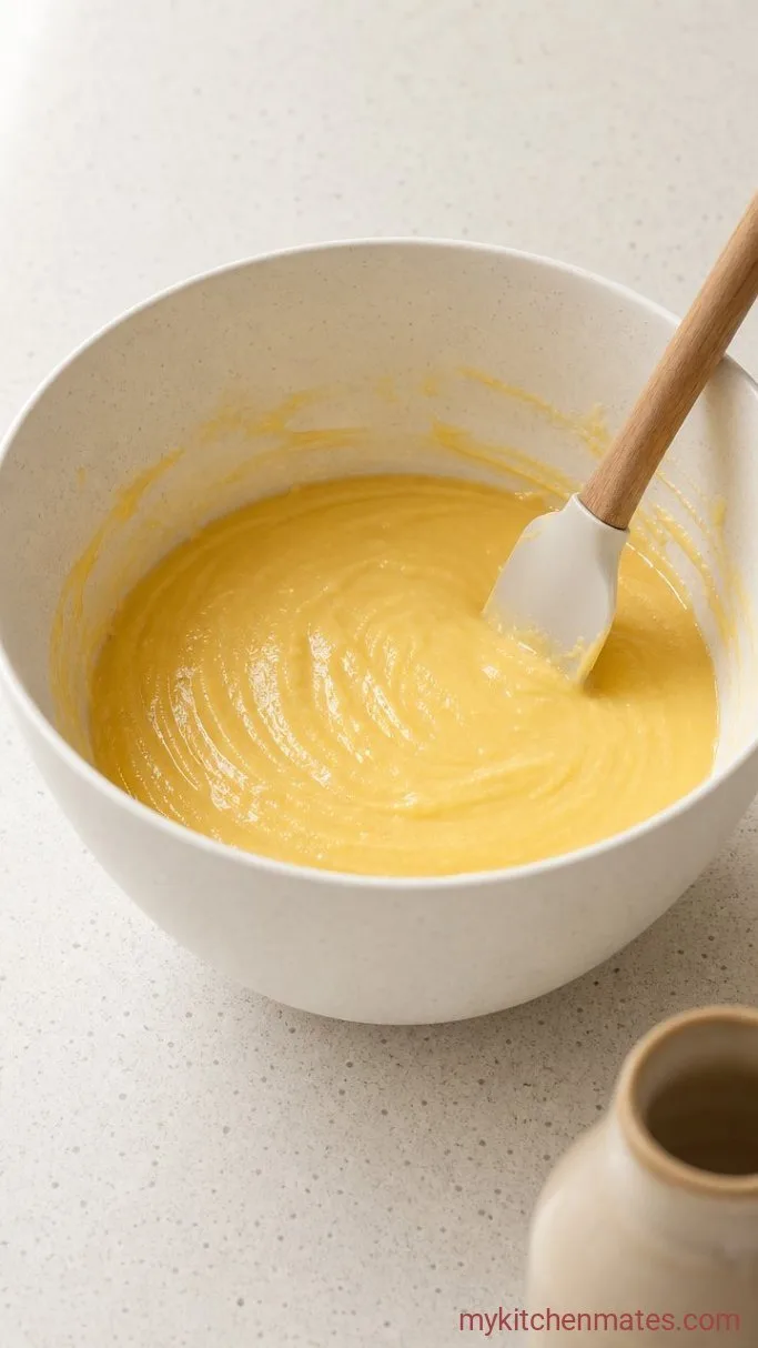 Step 2: Beat in the Eggs