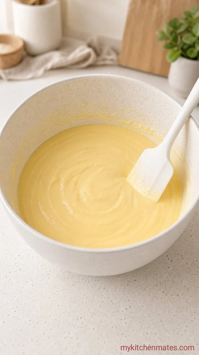 Step 2: Beat in the Eggs