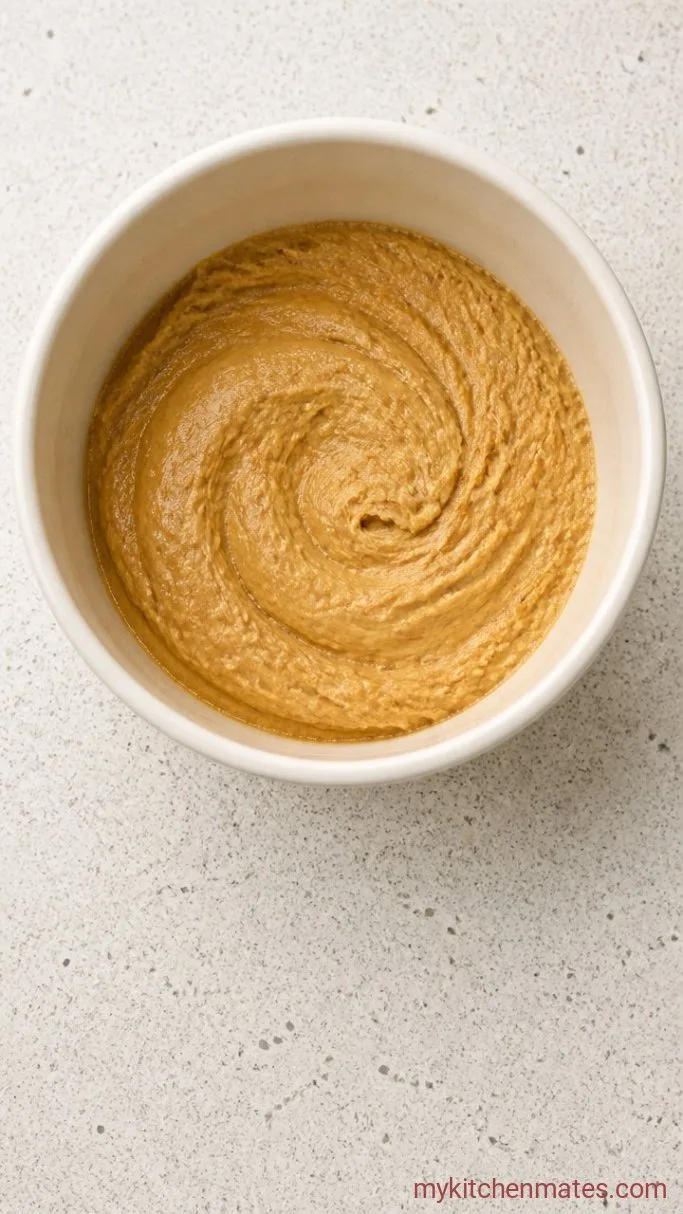 Soft Peanut Butter Sandwich Cookies with Creamy Filling Step 2: Beat in the Peanut Butter and Egg