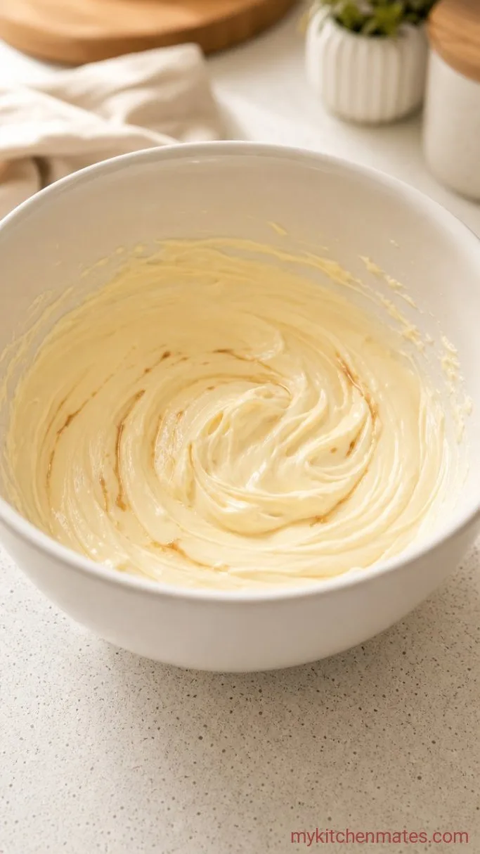 Creamy No-Bake Banana Pudding Cheesecake Step 2: Beat the Cream Cheese Base