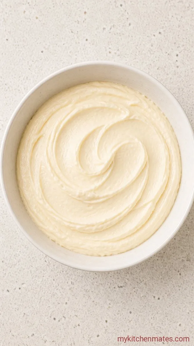 No-Bake Chocolate Layered Pudding Dessert Step 2: Beat the Cream Cheese Layer