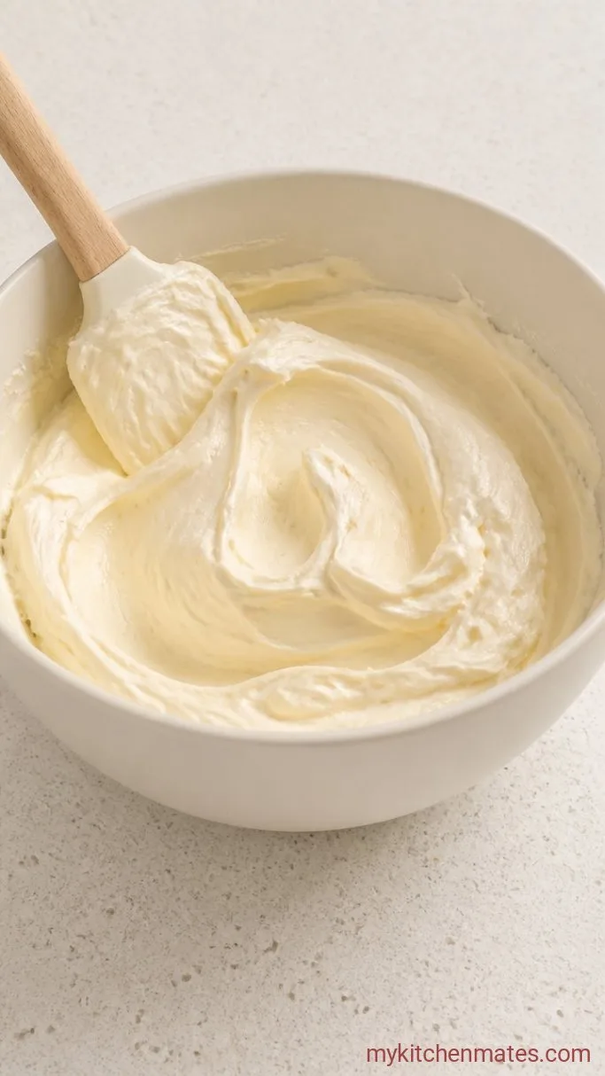 Fluffy No-Bake Marshmallow Pumpkin Pie Step 2: Beat the Cream Cheese