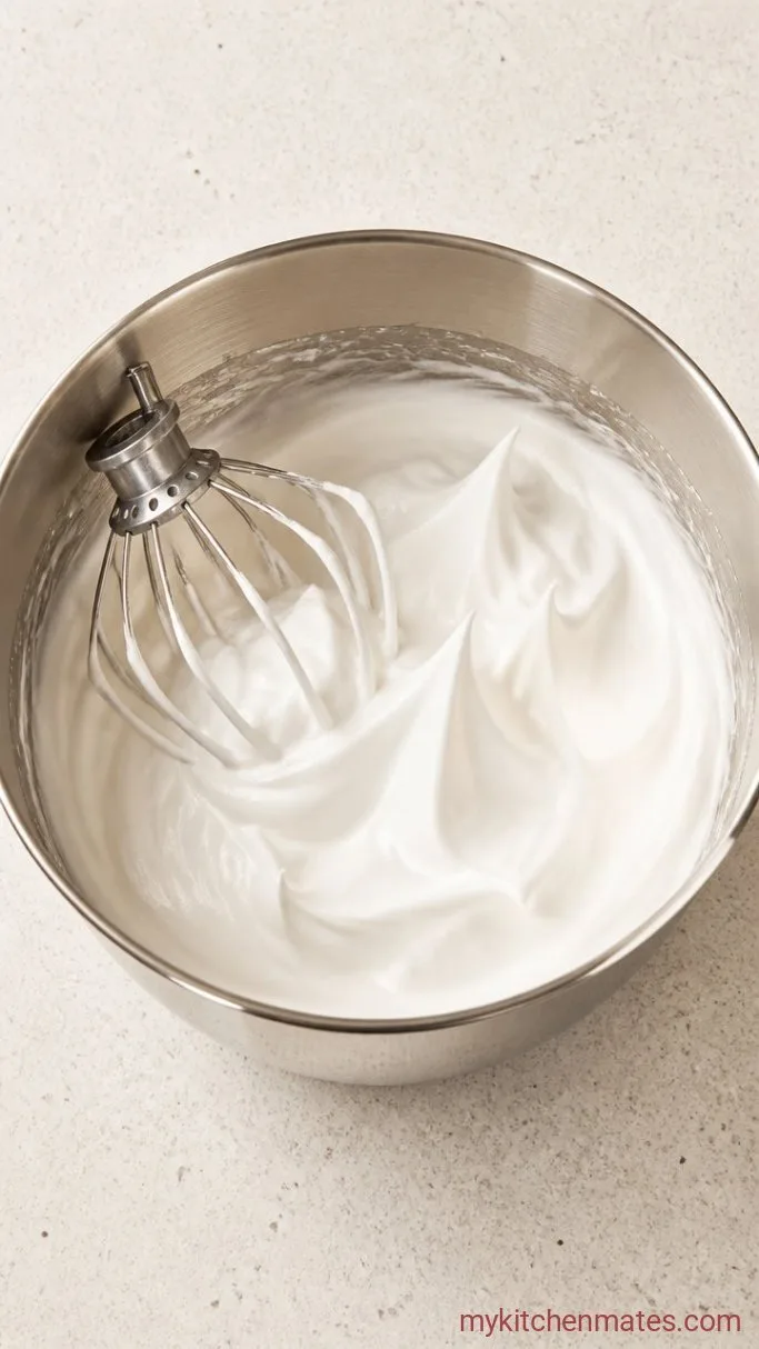 Step 2: Beat the Egg Whites to Stiff Peaks