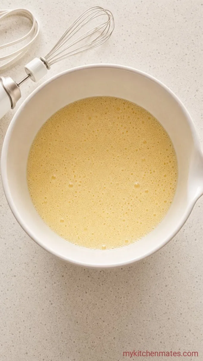Step 2: Beat the Liquid Ingredients