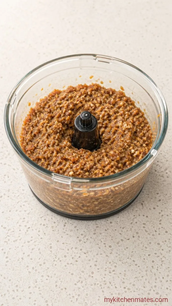 15-Minute No-Bake Carrot Cake Bites Step 2: Blend in the Carrots and Dates