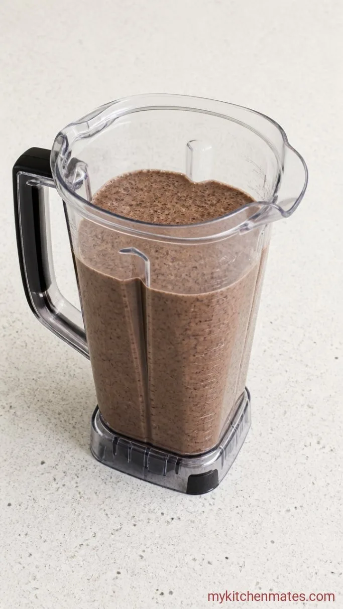 Easy 5-Minute Copycat Starbucks Oreo Frappuccino Step 2: Blend in the Oreos
