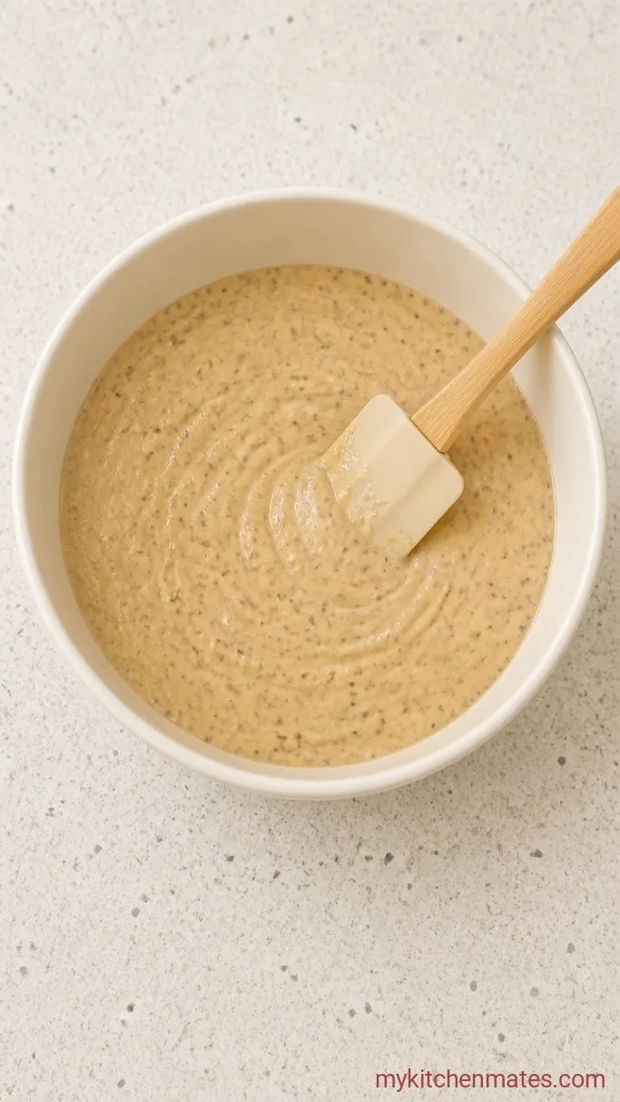 5-Ingredient Peanut Butter Chia Pudding Step 2: Blend in the Peanut Butter