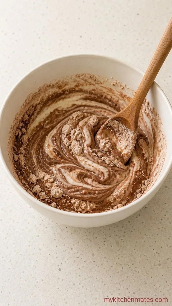 5-Minute High Protein Pudding Step 2: Blend in the Powders