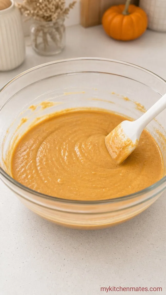 Step 2: Blend in the Pumpkin and Egg