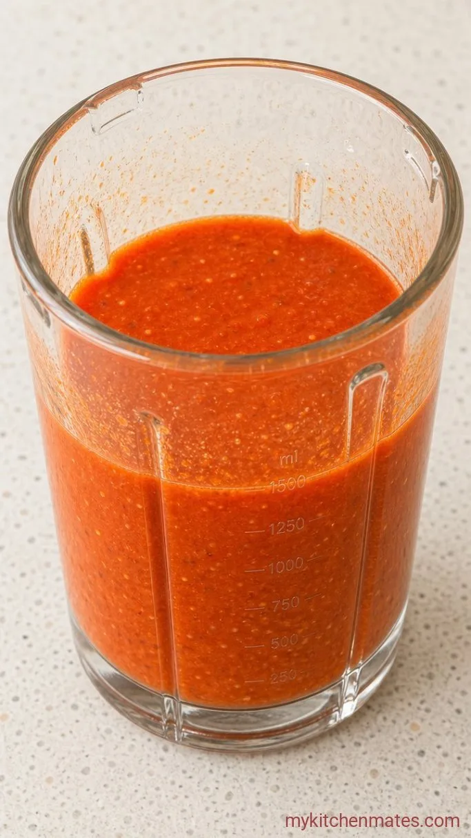 3-Ingredient Classic Hot Sauce Step 2: Blend the Base