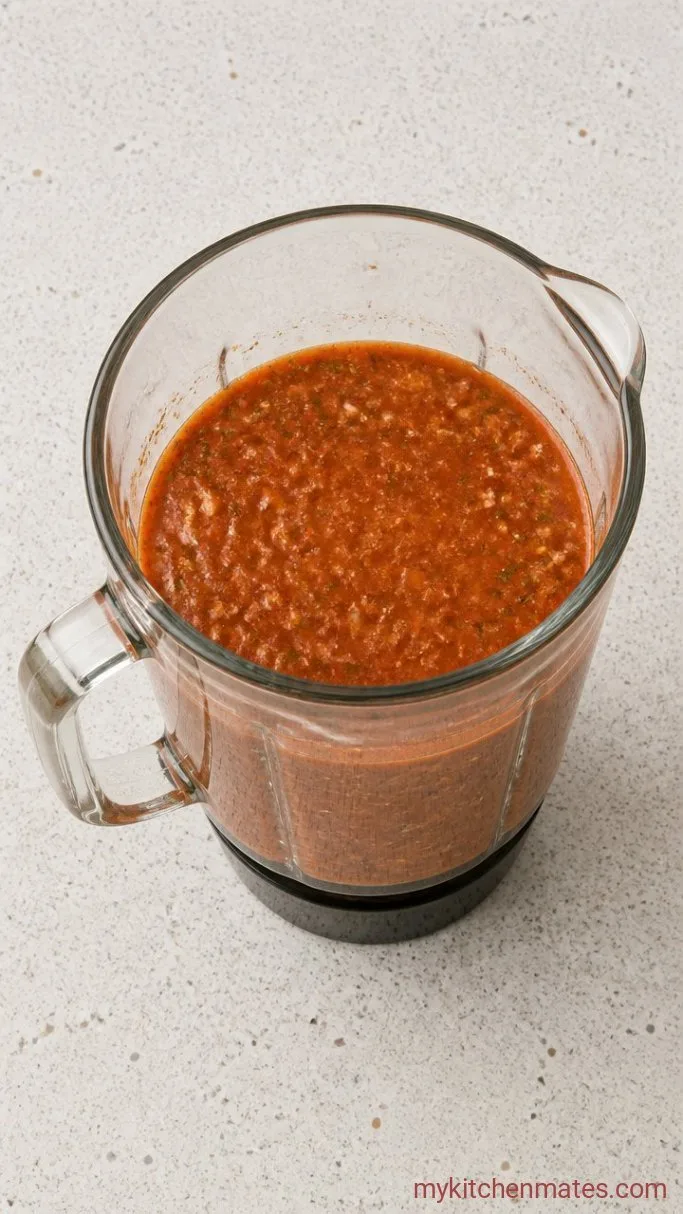 Fresh Blender Salsa Just Like Your Favorite Mexican Restaurant Step 2: Blend the Salsa