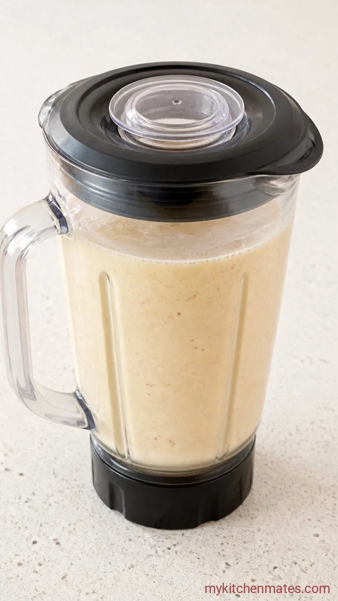 Creamy 3-Ingredient Apple Milk Shake Step 2: Blend the Shake